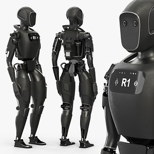 Apollo R1 Humanoid Service Robot Black model