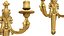 Mathieu Lustrerie Louis XVI Applique with 2 lights 3D model