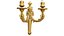 Mathieu Lustrerie Louis XVI Applique with 2 lights 3D model