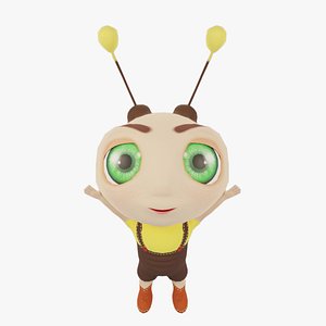 Stylized Bee Character
