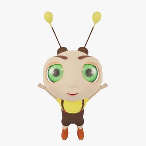 Bee - Stylized Rigged Character