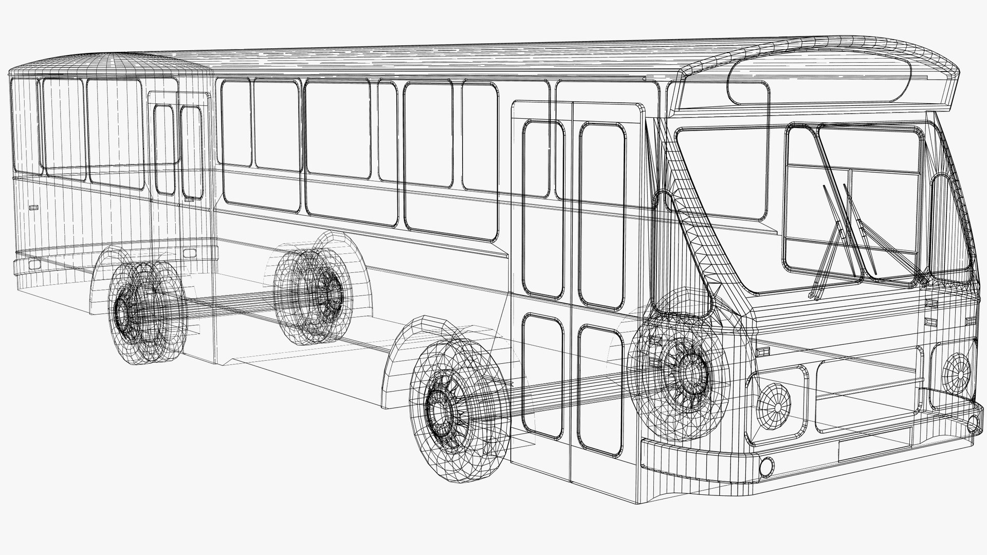 3D Den Oudsten Mb200 City Bus - TurboSquid 2004399