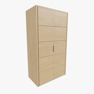 Solid Oak Wardrobe 01