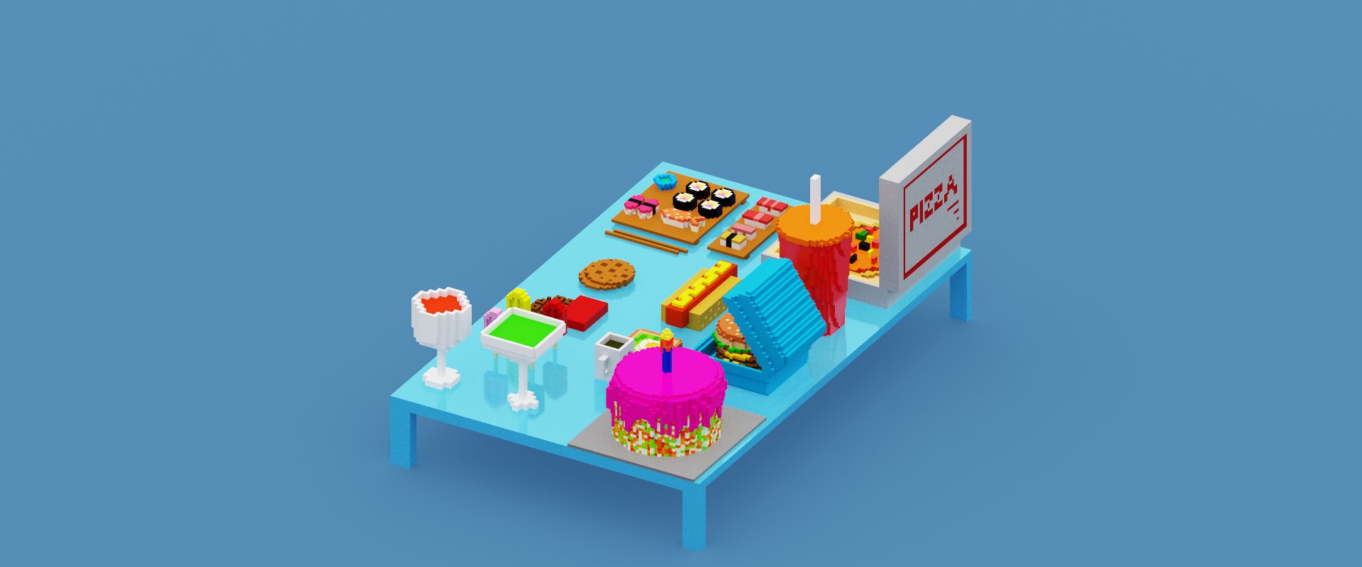 Voxel Fast Food Pack 3D model https://p.turbosquid.com/ts-thumb/ep/xXQ6VB/Cl/spin202304211548100005/png/1682084203/1920x1080/fit_q87/212e1ffa8b49c2c39b03549a9641908dbef501cc/spin202304211548100005.jpg