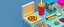 Pacchetto fast food Voxel