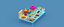 Pacchetto fast food Voxel