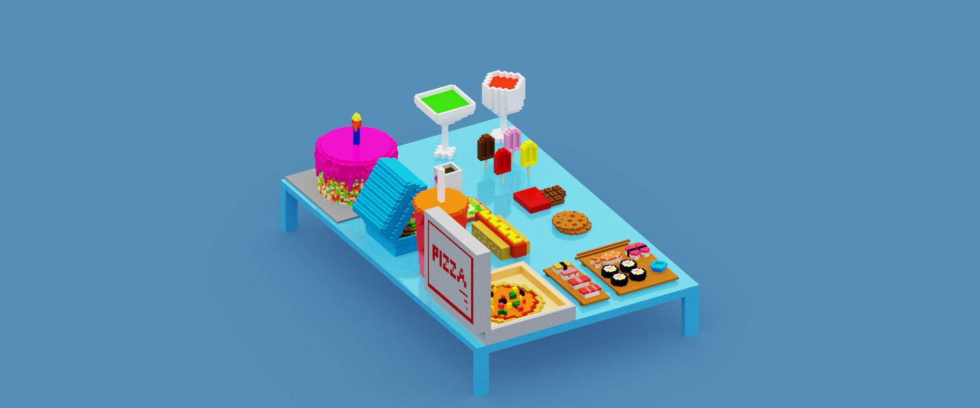 Voxel Fast Food Pack 3D model https://p.turbosquid.com/ts-thumb/ep/xXQ6VB/lJ/spin202304211548100009/png/1682084254/1920x1080/fit_q87/b23464dbf3f83a8fecadbee532c4d202782ec0e3/spin202304211548100009.jpg