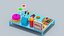 Pacchetto fast food Voxel