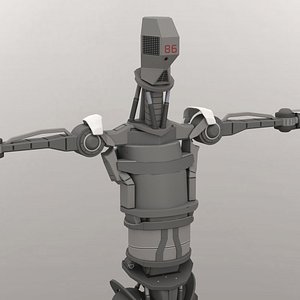 3D humanoid robot model