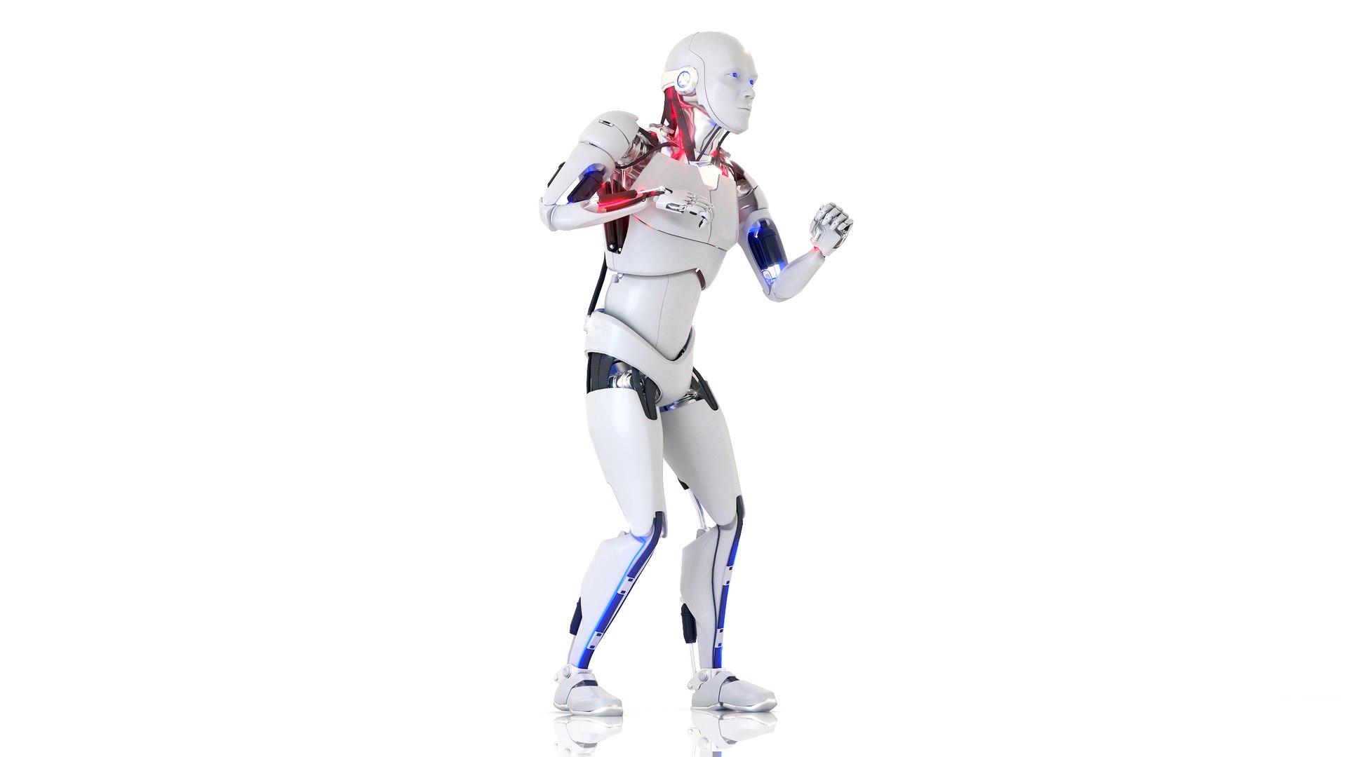 Electronic Cyborg Male Animated Model 3D Model - TurboSquid 2177796
