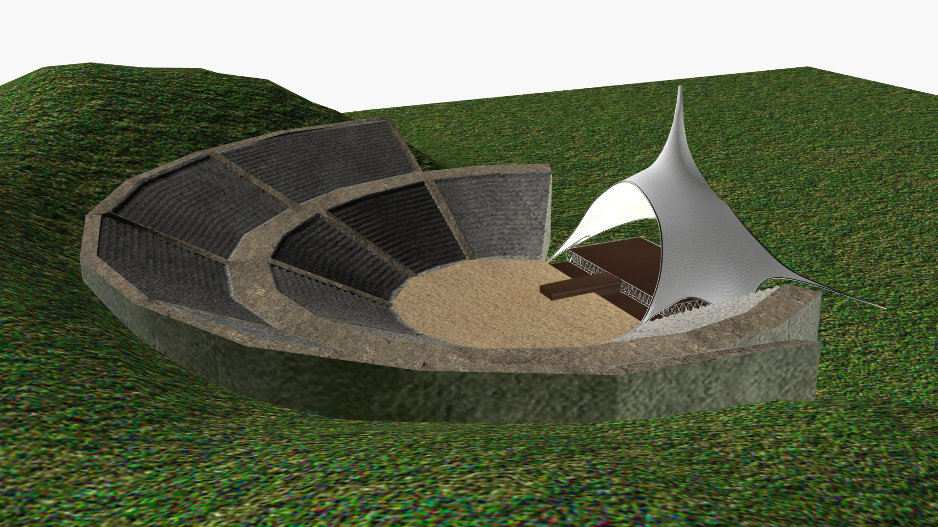 Open air concert 3D - TurboSquid 1843943