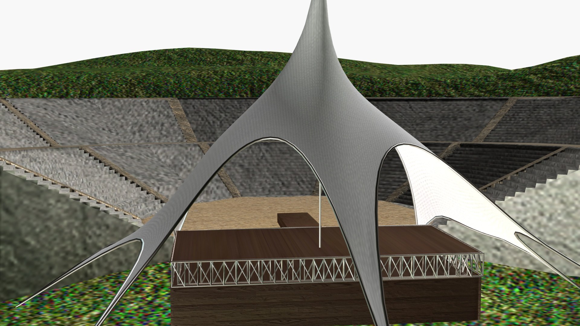 Open air concert 3D - TurboSquid 1843943