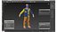 Clown Costume Rigged