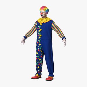 3D clown costume rigged