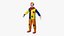 Clown Costume Rigged