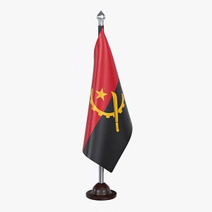 Angola Flag Stand
