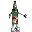 Bierflasche-Cartoon-Figur