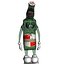 Bierflasche-Cartoon-Figur