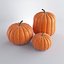 3d realistic pumpkins model