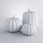 3d realistic pumpkins model