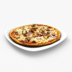 Chicken Pizza 3D model