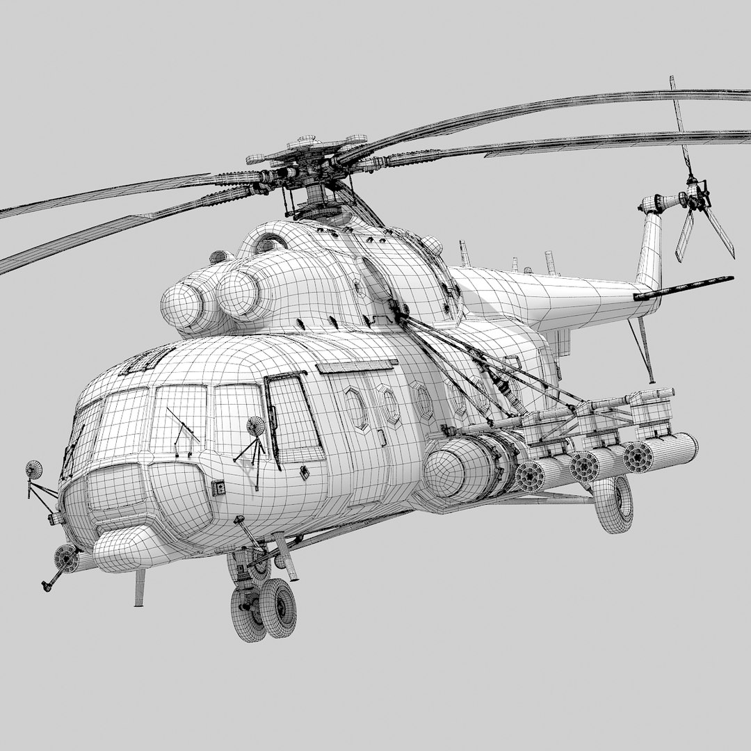 3d Model Mi-171 Helicopter