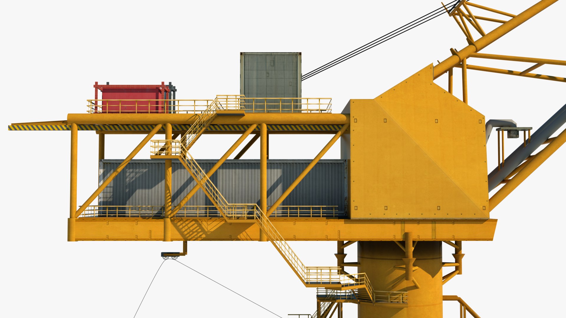 3d Model Sea Oil Terminal
