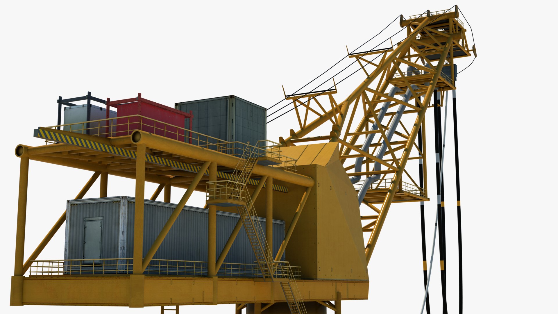 3d Model Sea Oil Terminal