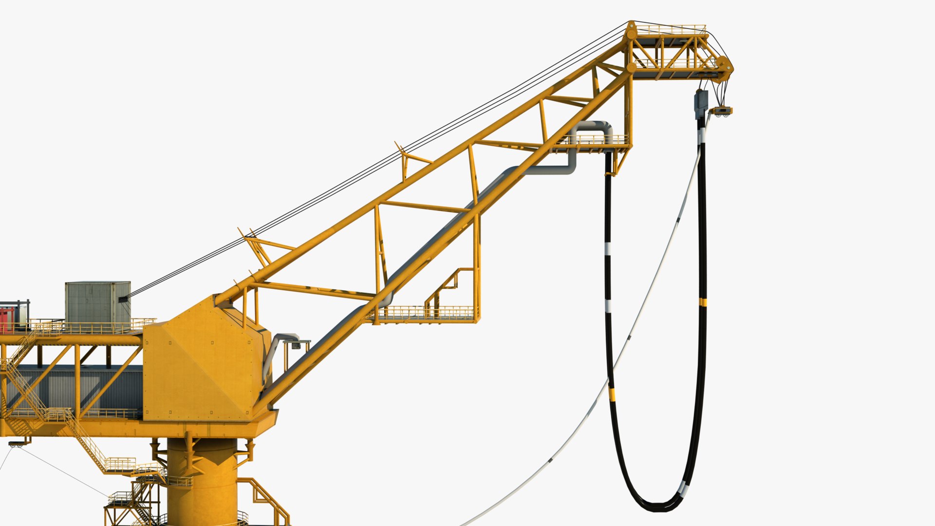3d Model Sea Oil Terminal