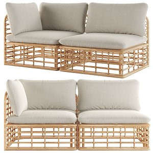 ELISA Modular garden sofa By SNOC 3D