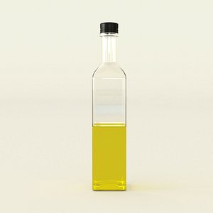 3D olive oil square