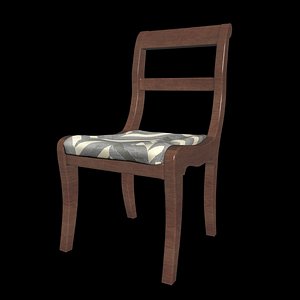 wooden chair model