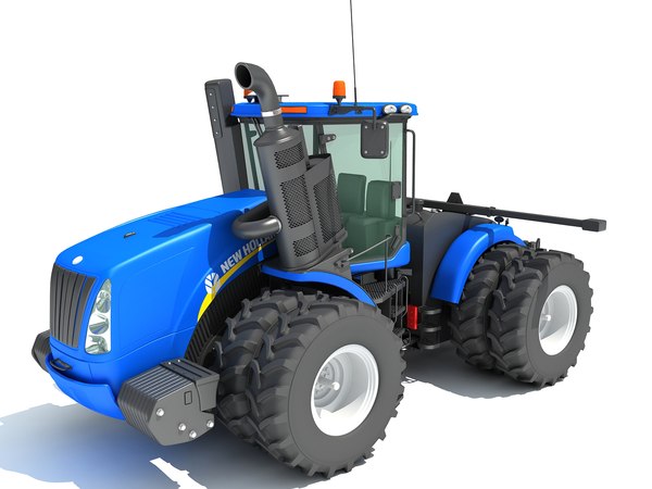 3D model new holland agricultural tractor