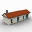 free poligonal old greek house games 3d model