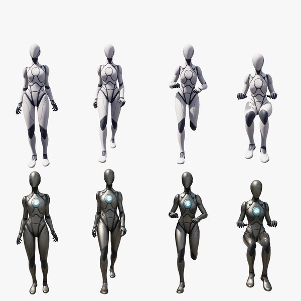 modelo 3d 50 animaciones femeninas - TurboSquid 2381749