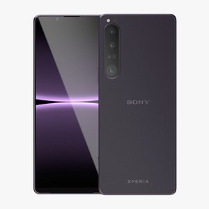 Sony Xperia 1 IV Purple 3D