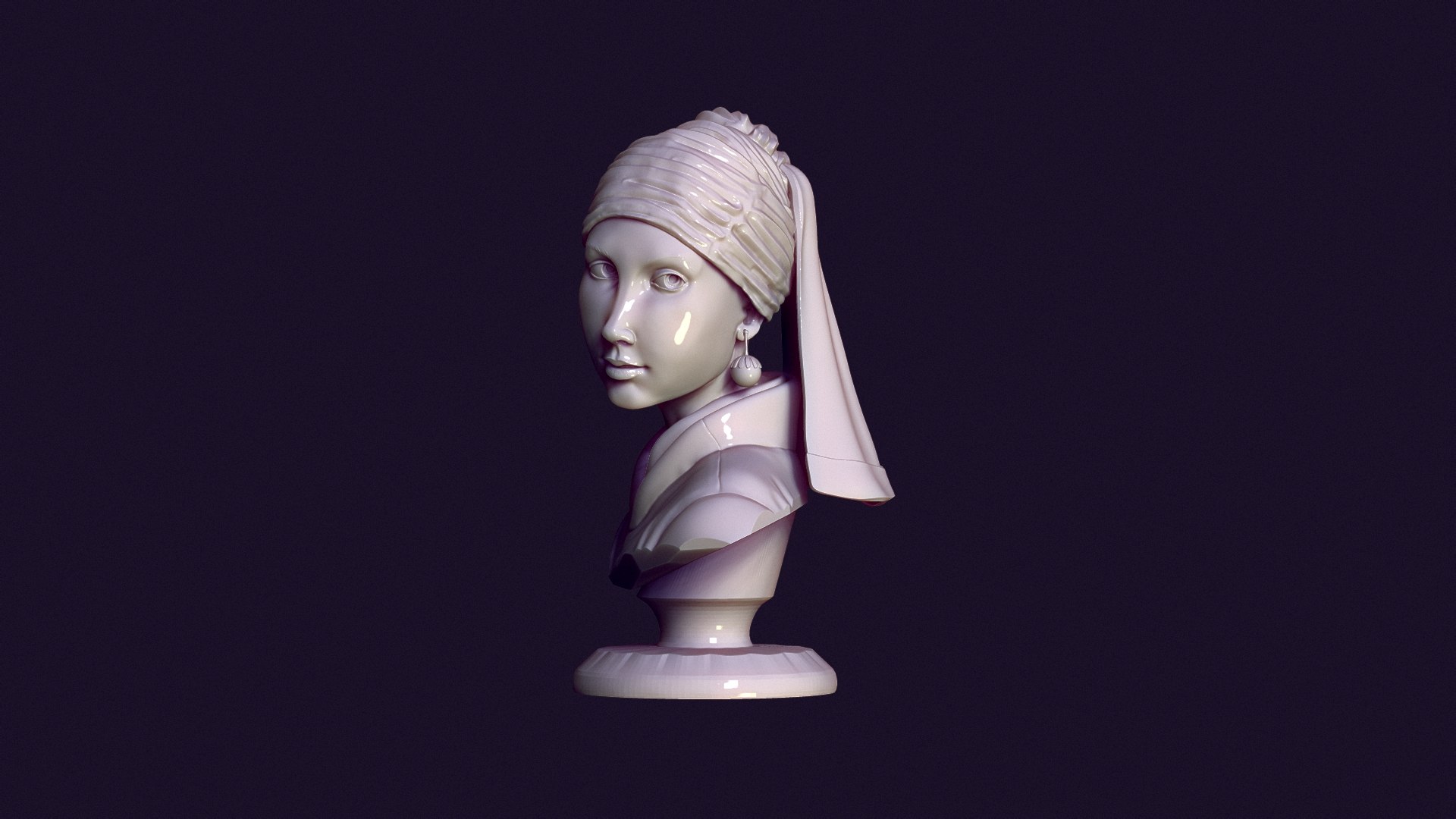 Girl With A Pearl Earring 3D Model - TurboSquid 2010802