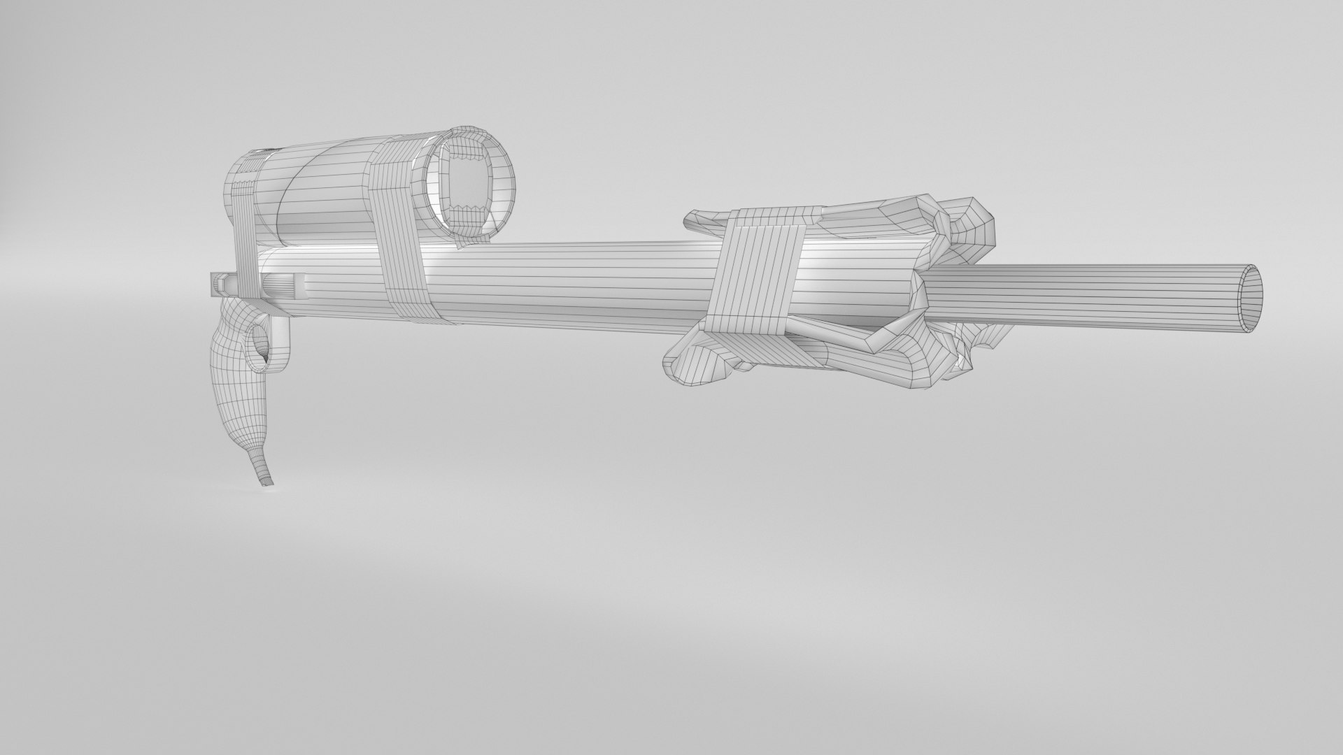 Free 3D Gun Banana Model TurboSquid 1382321