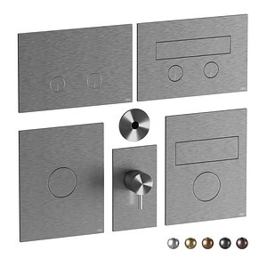 Flush buttons CEA set 04 Corona