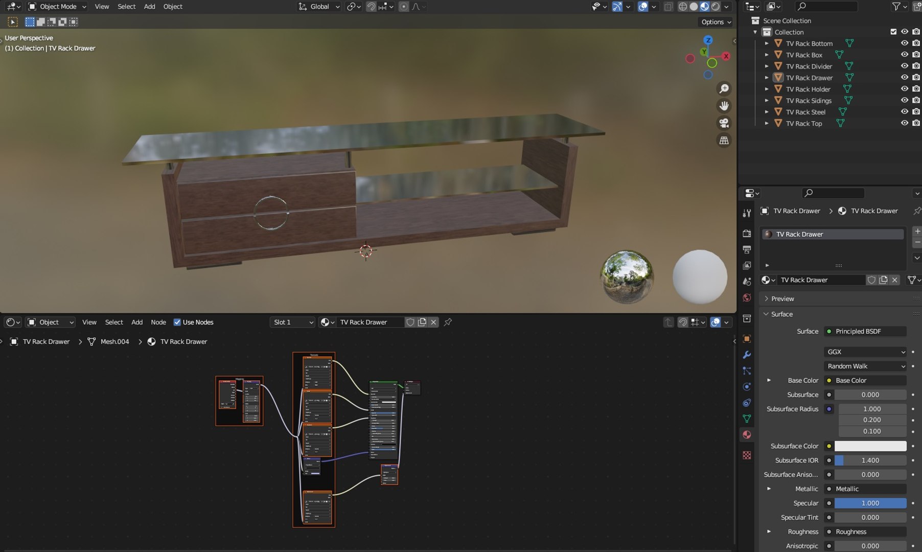 TV Rack N1 3D Model - TurboSquid 2339811