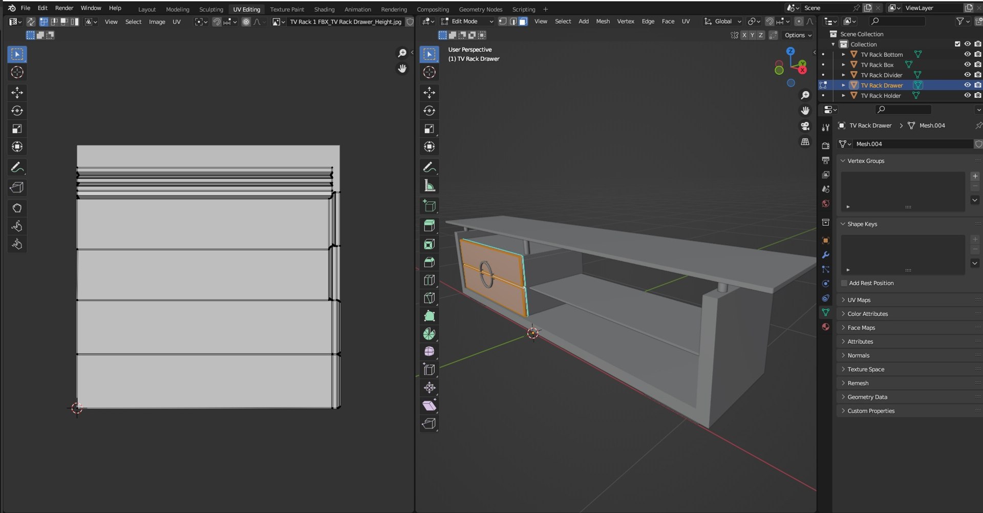 TV Rack N1 3D Model - TurboSquid 2339811