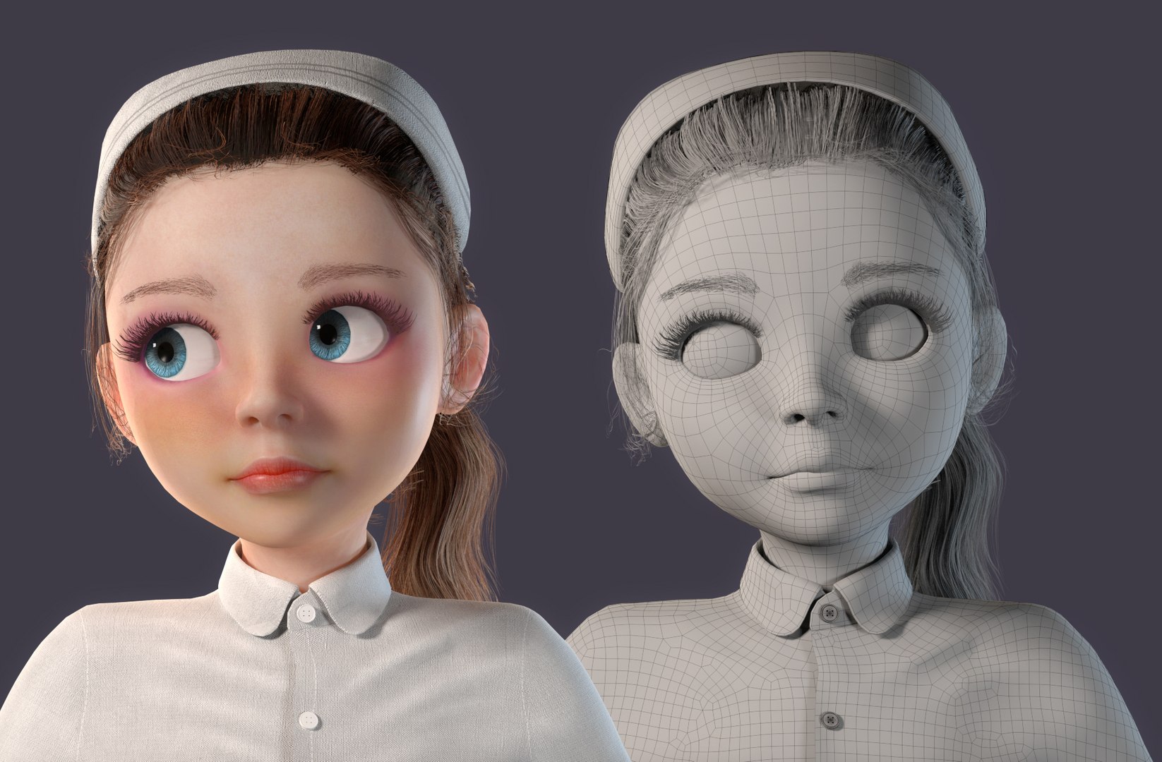 3D Doctors and nurses with cartoon binding model - TurboSquid 1834771