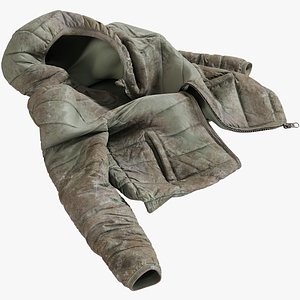 3D realistic women s jacket