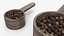 Wooden Spice Scoop with Dried Black Peppercorns