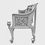 3D model Egyptian Furniture Kit - Sitamuns Sette