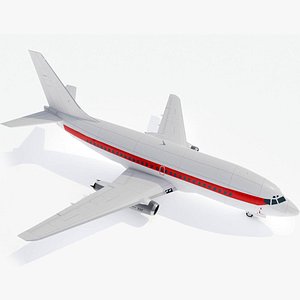 3D Boeing 737-200 Generic Livery model