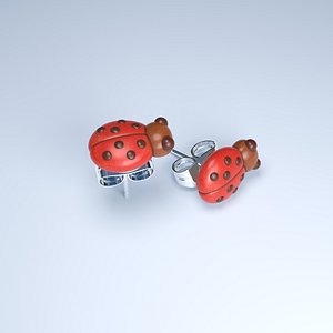 Ladybug earrings