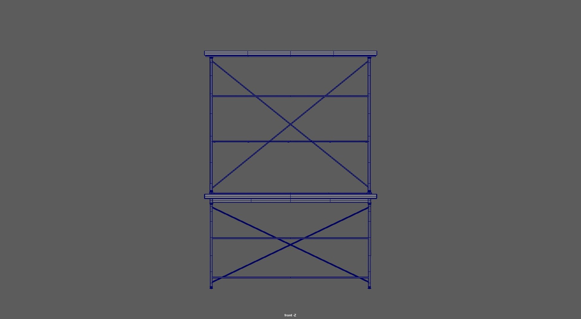 3D Metal Storage Rack - TurboSquid 2373302