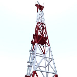 3D locational radar tower model