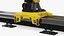 Robotic Arm Yellow on Rails 3D model